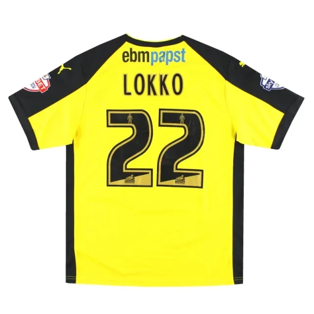 2014-15 Colchester United Puma Match Issue Away Shirt Lokko #22 L - Colchester United / Excellent 