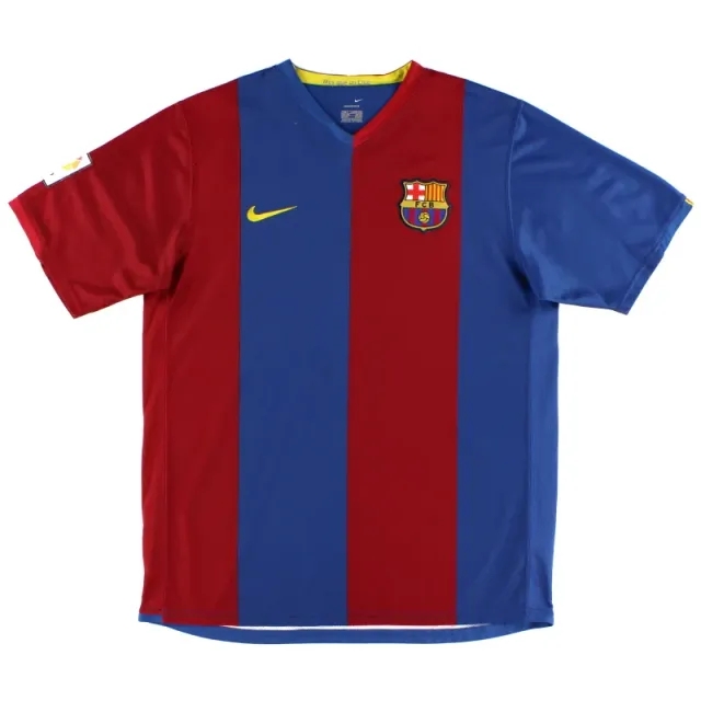 2006-07 Barcelona Nike Home Shirt M - Barcelona / Very Good 