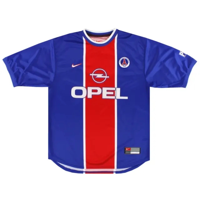 1999-00 Paris Saint-Germain Nike Home Shirt *Mint* L - Paris Saint-Germain / Mint 