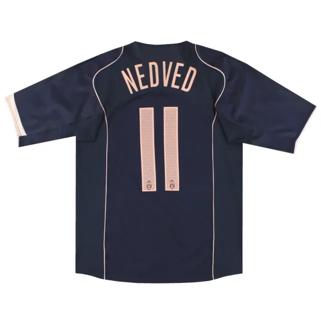 2004-05 Juventus Nike Away Shirt Nedved #11 M - Juventus / Excellent 