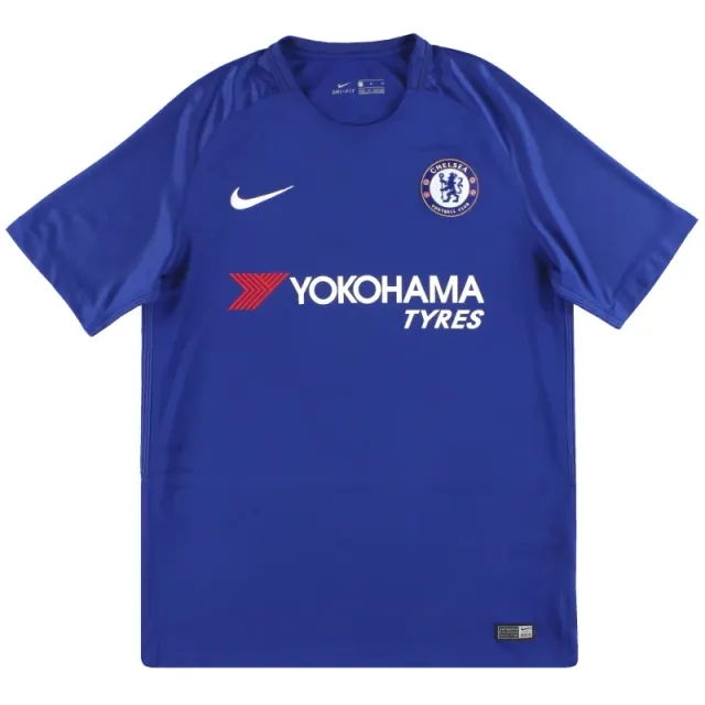 2017-18 Chelsea Nike Home Shirt L - Chelsea / Excellent 