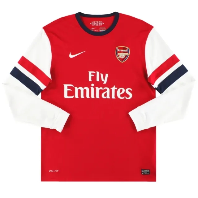 2012-14 Arsenal Nike Home Shirt L/S S - Arsenal / Excellent 