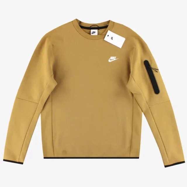Nike Tech Fleece Crew Sweatshirt - Elemental Gold *w/tags* M - w/tags 