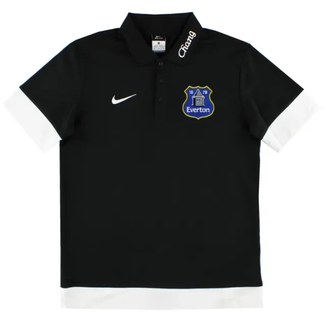 2013-14 Everton Polo Shirt M - Everton / Excellent 