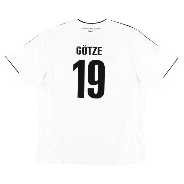 2012-13 Germany Home Shirt Gotze #19 XL - Germany / Excellent 