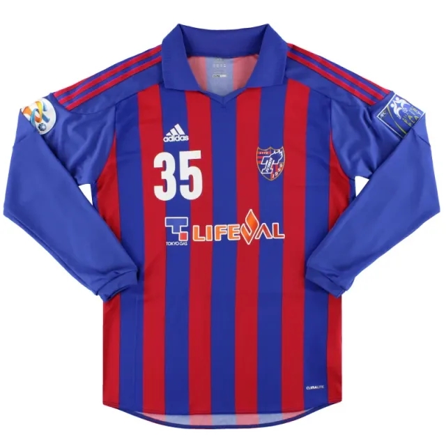 2012 FC Tokyo adidas Match Issue ACL Home Shirt Shimoda #35 L/S L - Other World Clubs / Mint 
