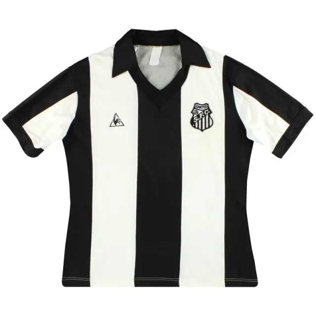 1982-83 Santos Le Coq Sportif Away Shirt L - Central and South American Clubs / Excellent 