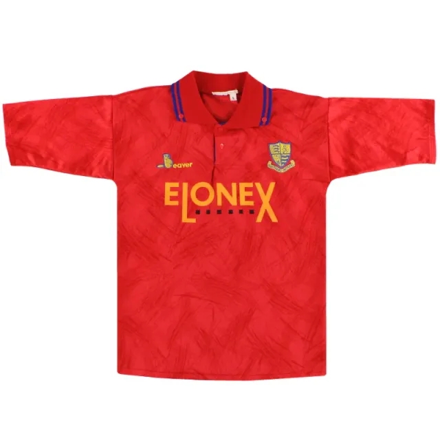 1992-94 Southend Away Shirt S - Southend United / Excellent 