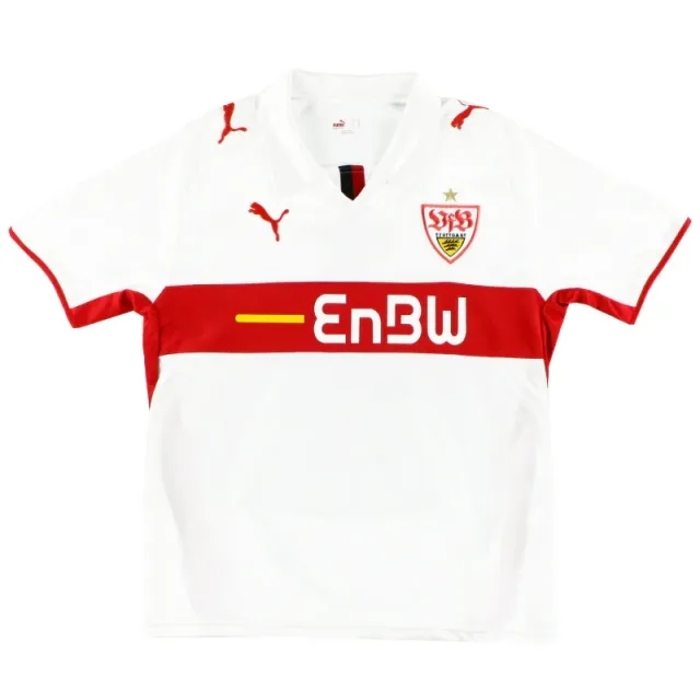2008-09 Stuttgart Puma Home Shirt S - Other German Clubs / Very Good 