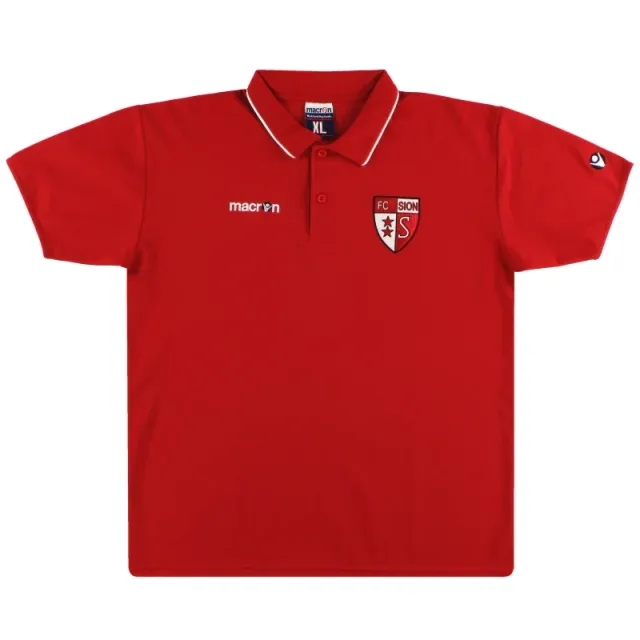 2007-08 FC Sion Macron Polo Shirt *Mint* XL - Other European Clubs / Mint 