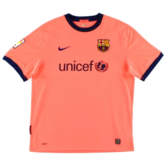 2009-11 Barcelona Away Shirt M.Boys - Barcelona / Excellent 