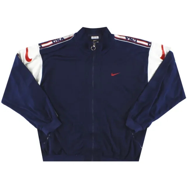 1996-98 USA Nike Track Jacket XL - USA / Very Good 