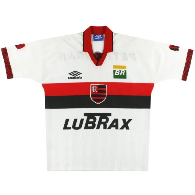 1995-96 Flamengo Umbro Centenary Away Shirt XL - Central and South American Clubs / Excellent 