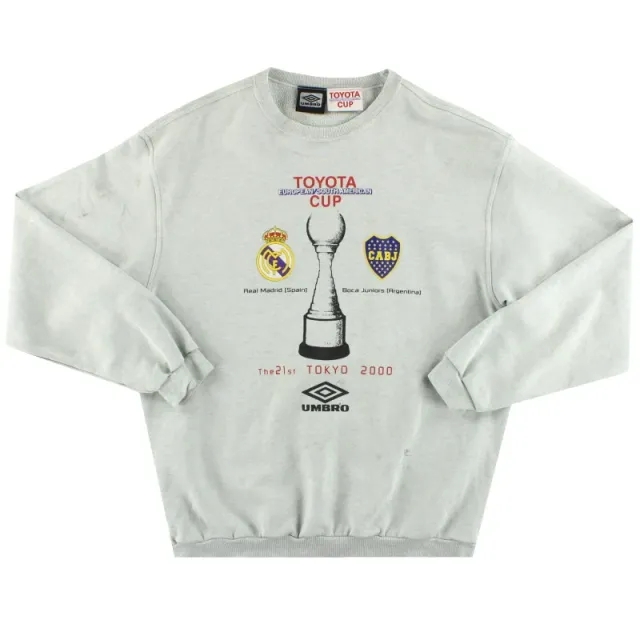 2000 Intercontiental Cup Umbro Sweatshirt S - Other World Clubs / Very Good 