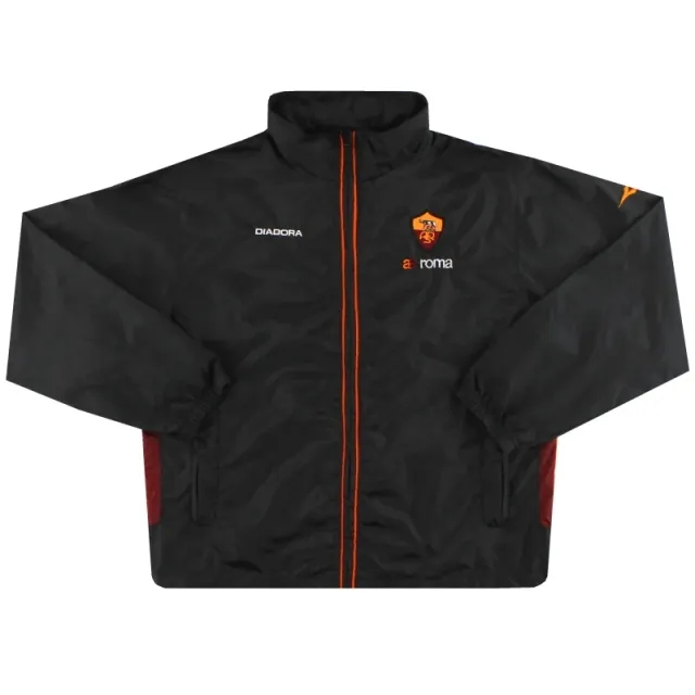 2004-05 Roma Diadora Rain Jacket XL.Boys - Roma / Excellent 