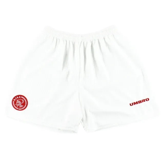 1997-98 Ajax Umbro Home Shorts L - Ajax / Excellent 