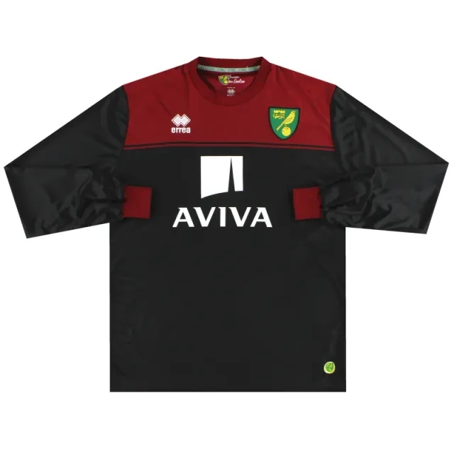 2014-15 Norwich City Errea Away Shirt L/S XXXL - Norwich City / Excellent 