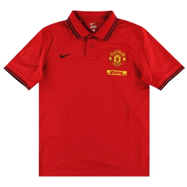 2012-13 Manchester United Nike Polo Shirt L - Manchester United / Excellent 