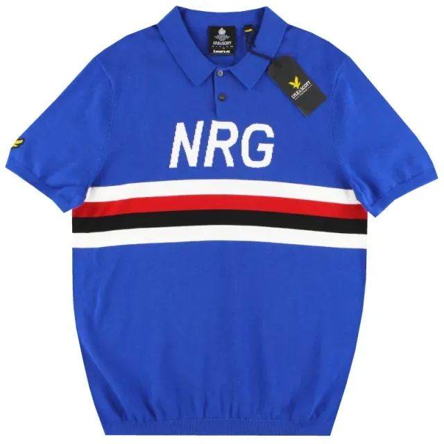 2020 Lyle and Scott x Lovers FC Sampdoria Chest Stripe Polo *BNIB* - Sampdoria / BNIB 
