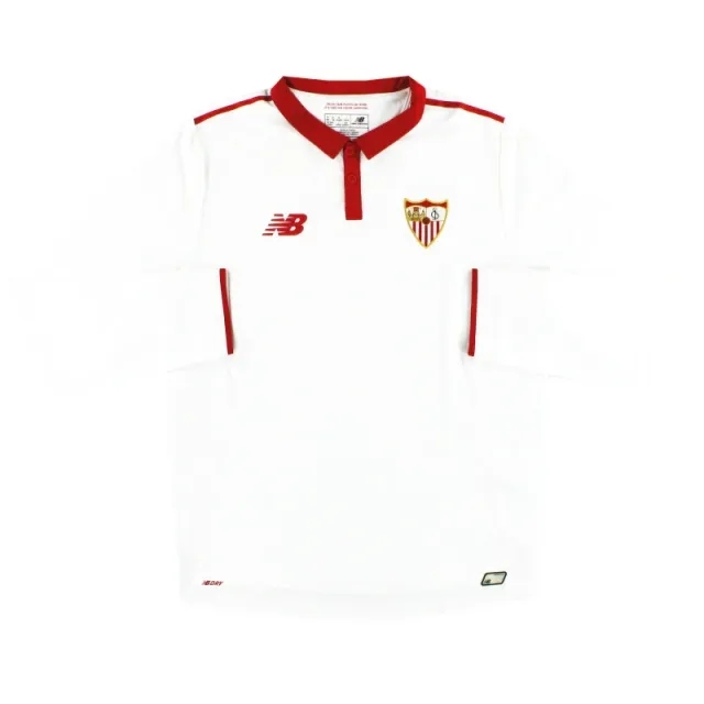 2016-17 Sevilla New Balance Home Shirt L/S *As New* M - Sevilla / As New 