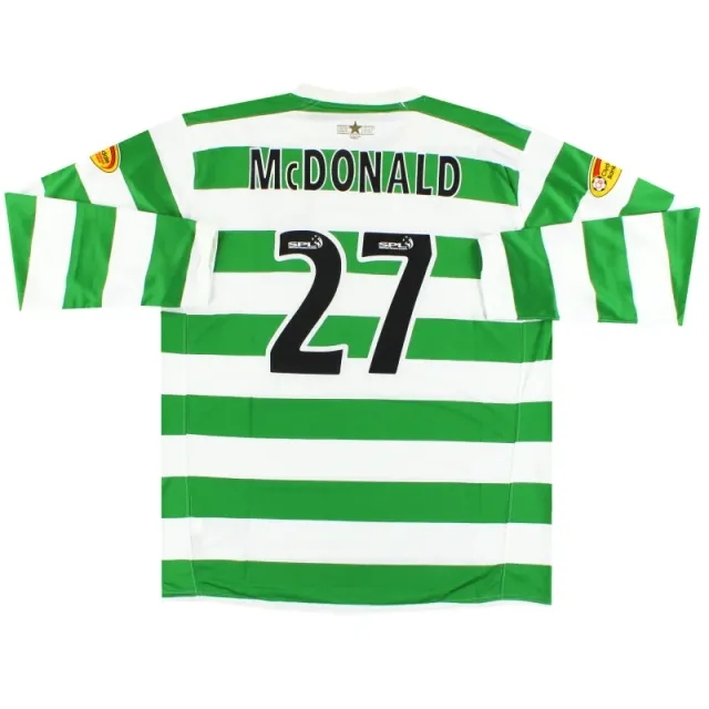 2007-08 Celtic Nike Home Shirt McDonald #27 L/S *w/tags* XL - Celtic / w/tags 