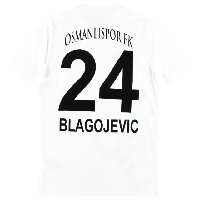 2019-20 Osmanlispor Nike Third Shirt Blagojevic #24 *As New* M - Other Turkish Clubs / As New 