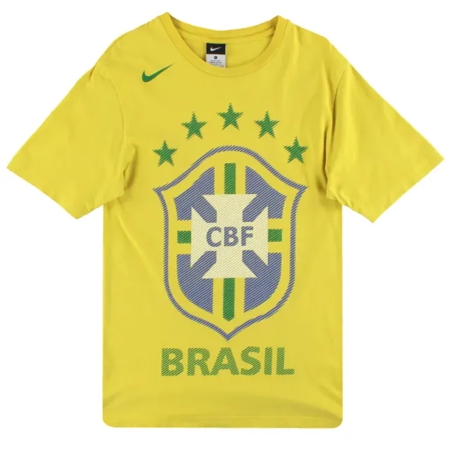 2010-11 Brazil Nike Leisure Tee S - Brazil / Excellent 