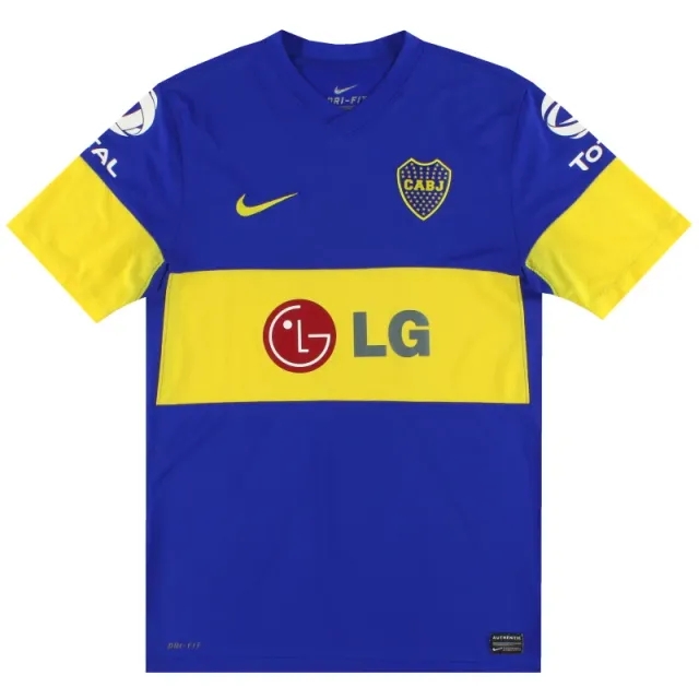 2011-12 Boca Juniors Nike Home Shirt L - Central and South American Clubs / Excellent 