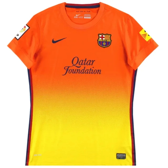 2012-13 Barcelona Nike Womens Away Shirt S - Barcelona / Excellent 