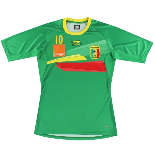 2013 Mali Airness Player Issue Training Shirt #10 L - Other African Teams / Excellent 