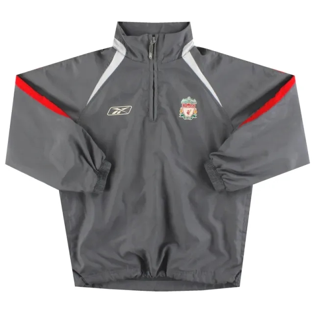 2004-06 Liverpool Reebok Hooded Rain Jacket M.Boys - Liverpool / Excellent 