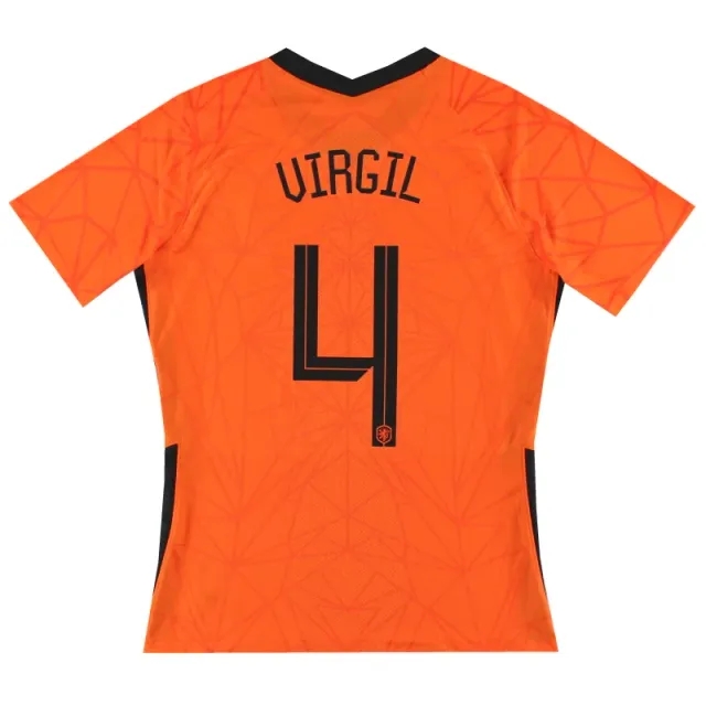 2020-22 Holland Nike Player Issue Home Shirt Virgil #4 *As New* XL - Holland / As New 