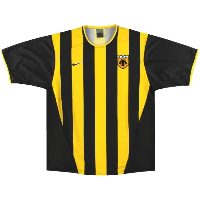 2002-04 AEK Athens Nike Home Shirt S - Greek Clubs / Excellent 