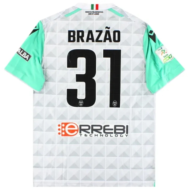2022-23 SPAL Macron Player Issue Away Shirt Brazao #31 *As New* XL - Other Italian Clubs / As New 