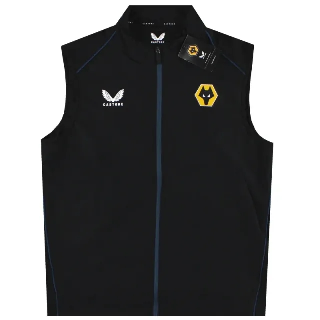 2022-23 Wolves Castore Travel Gilet *w/tags* S - Wolves / w/tags 