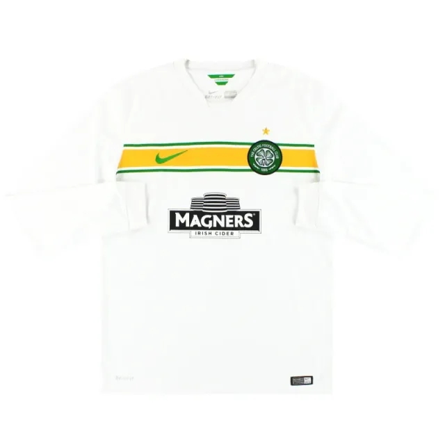 2014-15 Celtic Nike Third Shirt L/S M - Celtic / Excellent 