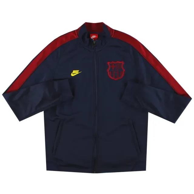 2014-15 Barcelona Nike Authentic N98 Covert Track Jacket M - Barcelona / Excellent 