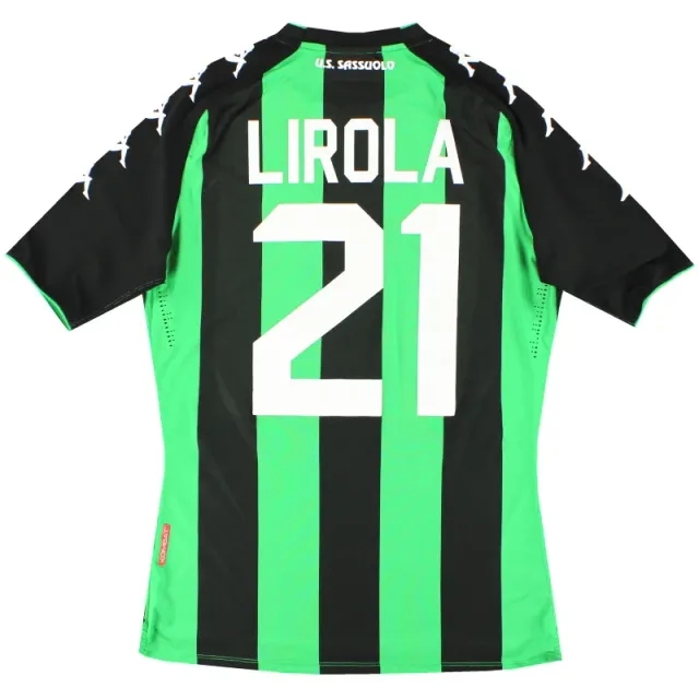 2017-18 Sassuolo Kappa Authentic Home Shirt Lirola #21 L - Other Italian Clubs / Very good 