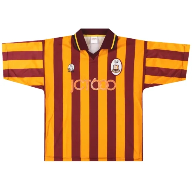 1997-99 Bradford City Home Shirt L - Bradford City / Very good 