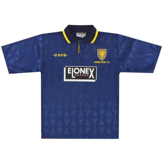 1995-96 Wimbledon Home Shirt #8 *Mint* M - Wimbledon / Mint 