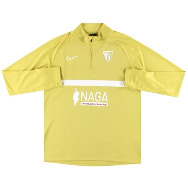 2021-22 Sevilla Nike 1/4 Zip Training Top L - Sevilla / Excellent 