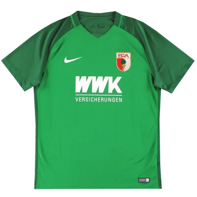 2017-18 FC Augsburg Nike Away Shirt L - Other German Clubs / Excellent 