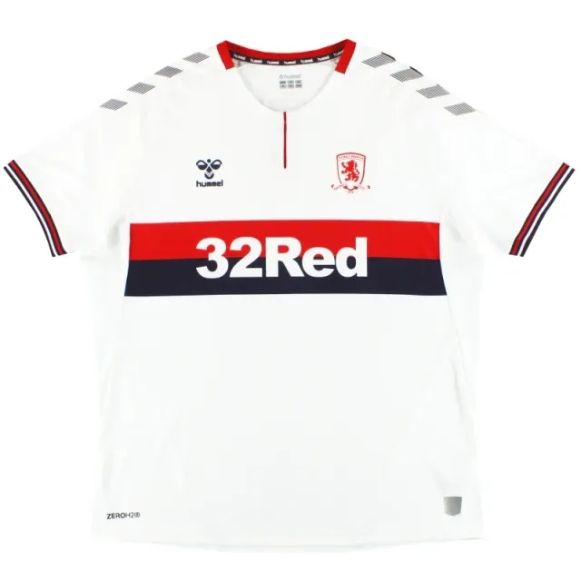 2019-20 Middlesbrough Hummel Away Shirt S - Middlesbrough / Excellent 