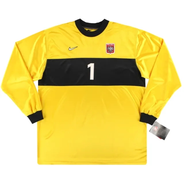 1998-99 Poland Nike Match Issue Goalkeeper Shirt #1 *w/tags* XXL - Poland / w/tags 