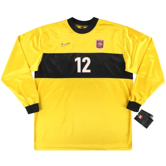 1998-99 Poland Nike Match Issue Goalkeeper Shirt #12 *w/tags* XXL - Poland / w/tags 