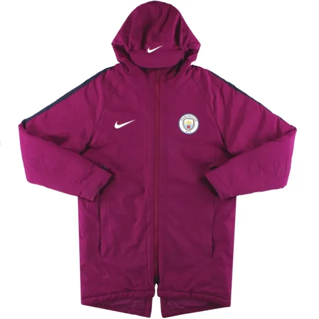 2017-18 Manchester City Nike Player Issue Padded Bench Coat M - Manchester City / Excellent 