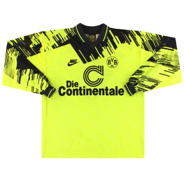 1993-94 Borussia Dortmund Nike Home Shirt L/S L - Dortmund / Very good 