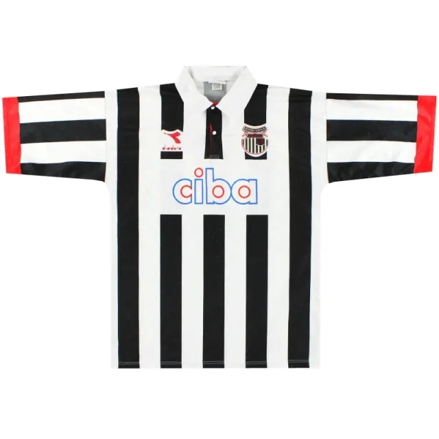 1994-95 Grimsby Town Diadora Home Shirt L - Grimsby Town / Very Good 