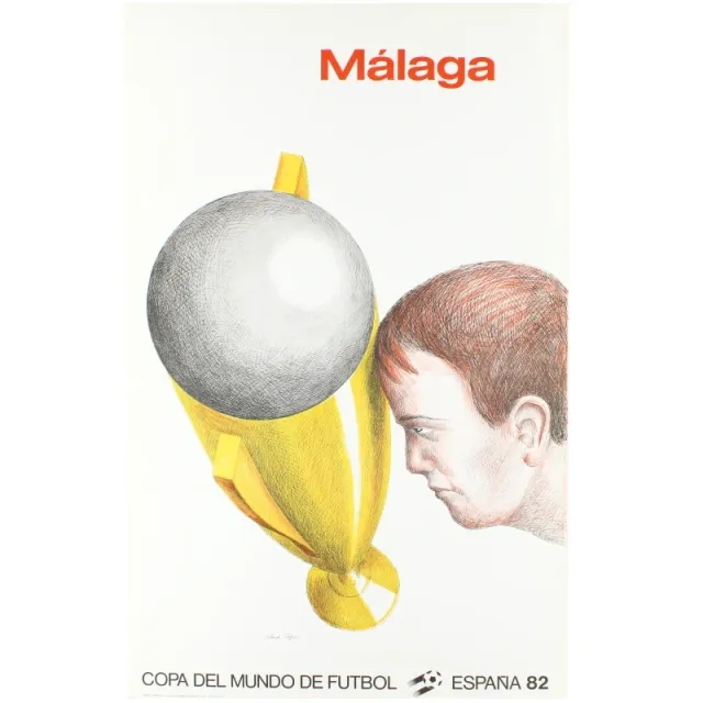 1982 Spain Original World Cup (Málaga) Poster - Spain / Brand New 