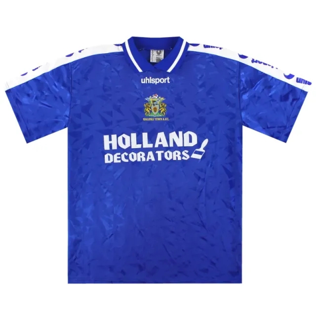 1997-98 Halifax Town Uhlsport Home Shirt L - Other Non League Clubs / Excellent 